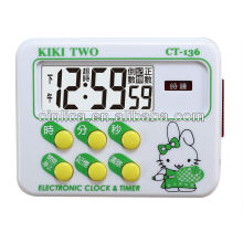 memory digital timer with magnet ,kitchen countdown timer CT-136